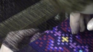 Тканые вставки для платья в технике переборного ткачества