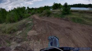 Кроссовая трасса. Кирпичное озеро. Острогожск