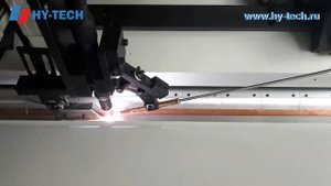 Сварка трубы на установке ZF 1500