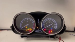 2013 MAZDA 3 USED DASHBOARD INSTRUMENT CLUSTER TEST