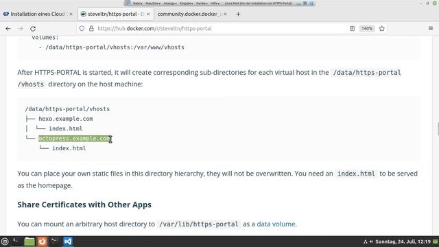 Docker HTTPS-Portal Nginx mit Ansible installieren (Teil 1) - 13 Hetzner Cloud Server Installation смотреть онлайн