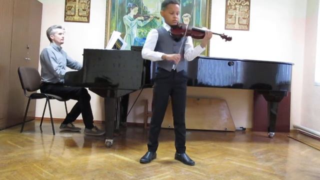 Тулаха Бенджамин Эбитари, скрипка соло, группа В, ДМШИ №3 им. Ф. Шопена г. Минска. смотреть онлайн