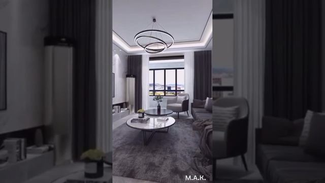 Квартира в сером цвете