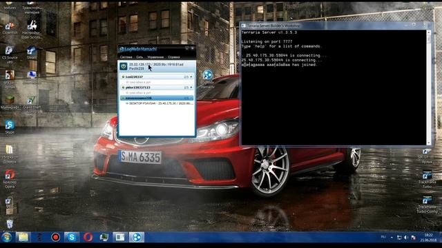 Как поиграть с другом в Terraria Через хамачи (Пиратка) смотреть онлайн