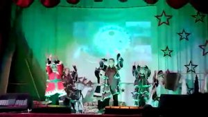 село Хатанга. долганский танец на день Таймыра. 10.12.22г