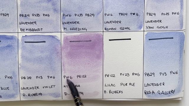 Lavender & Wisteria Watercolor Comparison: a very lovely collection! смотреть онлайн