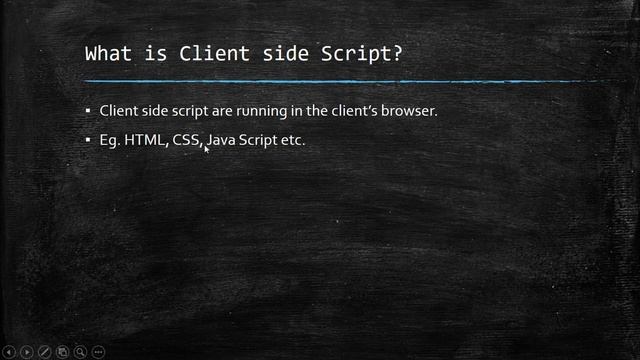 CLIENT SIDE VS SERVER SIDE SCRIPTING