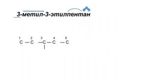 Как составить структурную  формулу разветвленного алкана по названию