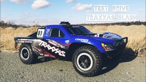 Тест TRAXXAS Slash - асфальт, песок на 2wd?! Может RWD?