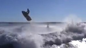 Jet Ski Wake Jumping Boston Harbor