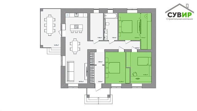 Дом из керамзитоблока с облицовочным кирпичом. Дом по проекту "Лотос" смотреть онлайн