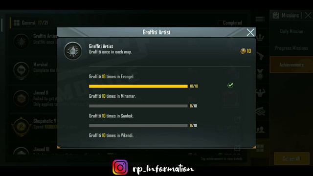 HOW TO COMPLETE GRAFFITI ARTIST ACHIEVEMENT IN PUBG MOBILE !! смотреть онлайн