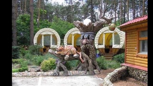 Превосходные скульптуры для сада из бетона