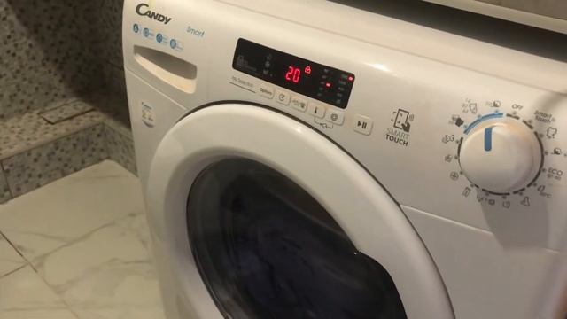 Обзор стиральная машина узкая Candy CS4 1262DE/2-S смотреть онлайн