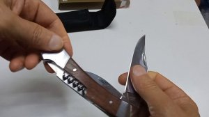 Нож складной Мичман. Нож с тремя предметами.