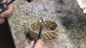 Огромный золотой браслет. Gold bracelet/Ювелирные изделия из золота