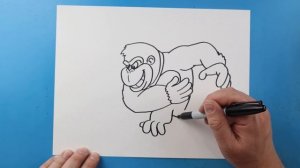 How to Draw Donkey Kong vs Mario l Super Mario Bros Movie