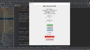 BMI Calculator in Pyhton | Pycharm | tkinter