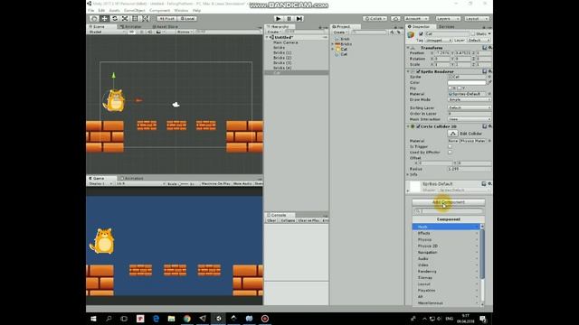 Unity 2D Tutorial How To Create Falling Platforms For Simple Platformer Game. смотреть онлайн
