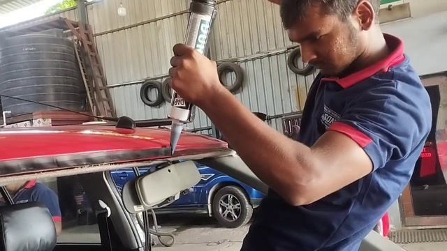 Car front glass Crack replace with new glass Explain in Tamil #carfrontglass #windshieldreplacement