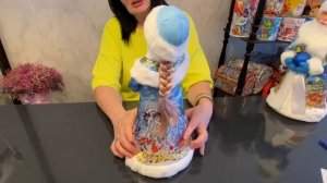 Снегурочка в шапочке - сладкий новогодний подарок в мягкой игрушке