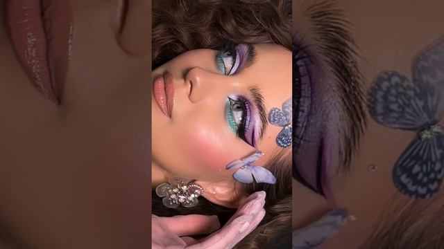 Радужный color makeup 🌈