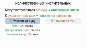 Синтаксические особенности количественных числительных (6 класс, видеоурок-презентация)