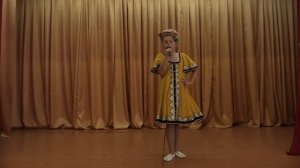 Русская народная песня "Барыня", исп. Мария Шипикова (10 лет)