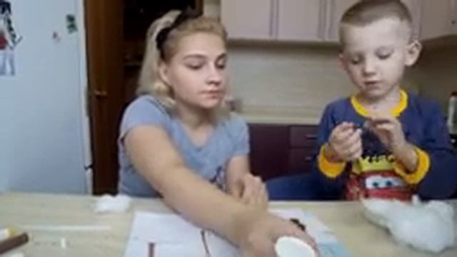 Аппликация зимний лес со ступой Бабы Яги смотреть онлайн