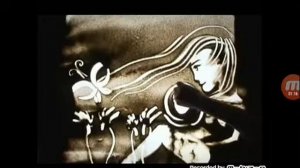 Ресуем песком ко дню матери