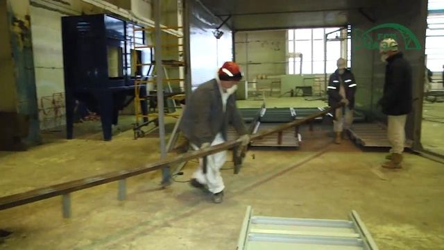 Установка абразивно-струйной очистки металла смотреть онлайн