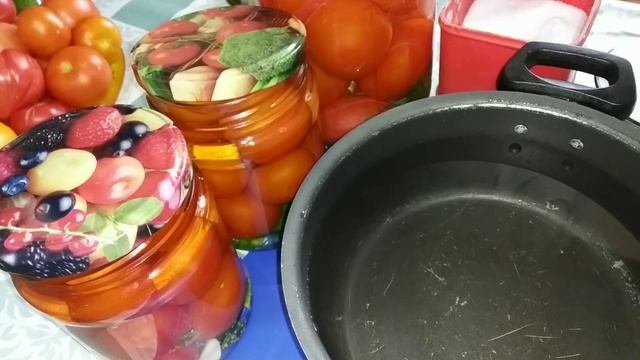 Помидоры МАРИНОВАННЫЕ.! Очень вкусно!