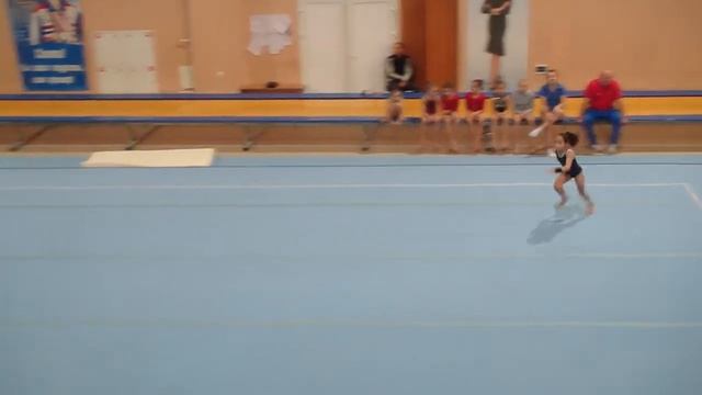 Соревнования по гимнастике. Вольные упражнения. Белгород 13.02.14. Герасименко Оксана. 8 лет смотреть онлайн