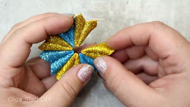 МК Как сделать цветы из фоамирана СВОИМИ РУКАМИ ? Flores de fomi ? DIY HANDMADE