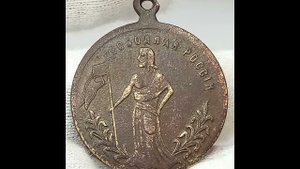 Медаль (жетон) Свободная Россия. Свобода Равенства и Братство.