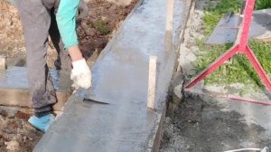 Фундамент под баню. Выравниваем.