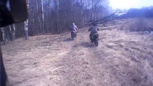 Покатушки в Русилово на (хр 250 р) (ттр 250 р) (Мотоленд 250) Часть1.....