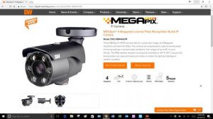 Digital Watchdog MegaPix 4 MP-LPR IP Camera Overview