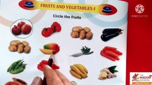 Nursery/ Activity 1/ Circle the fruits /April 24