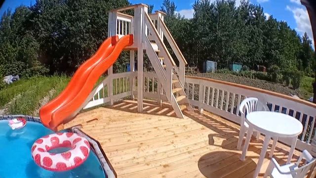 Терраса для бассейна