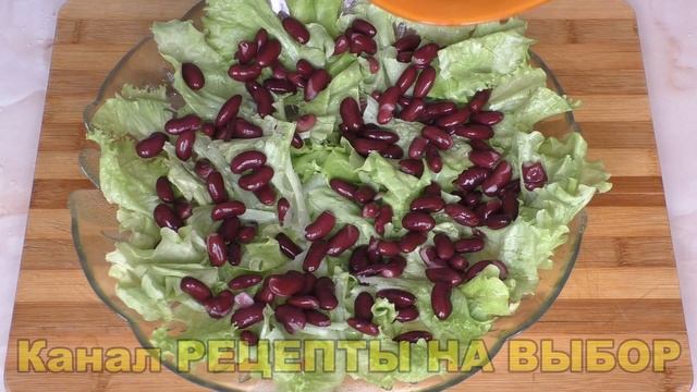 ЯРКИЙ и необычный салат из КУРИЦЫ! #салат #салатизкурицы #салатсфруктами #салатсовощами