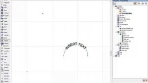 ArchiCAD Object: Curved Text Object