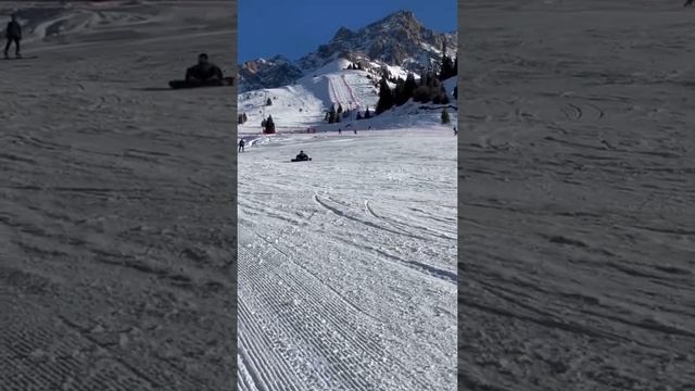 Ski resort Shymbulak. Almaty. Mountains. Kazakhstan. Горнолыжный курорт Шымбулак. Наши горы