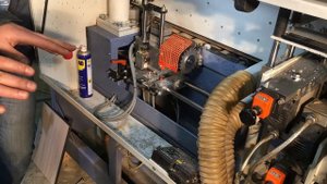 Настройка торцовки (торцовочного узла) на станке Hebrock