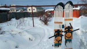 ЛЫЖИ - ВЕЗДЕХОДЫ ⛷️ из ПЛАСТИКОВЫХ ПП труб ✔ТЕСТ ПО ЛЕСУ #лыжи #своимируками #video #nature