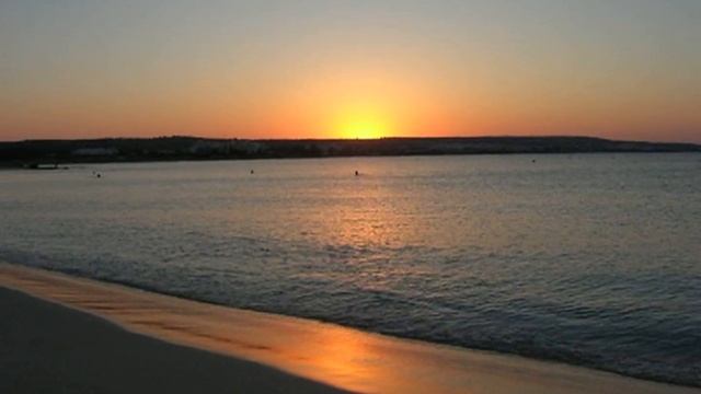 Рассвет на пляже Макронисос, Кипр, Айя-напа / Makronisos Beach / Релакс музыка