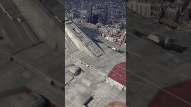 Star Wars - Разрушитель и Венатор над городом - Star Destroyer and Venator in the City