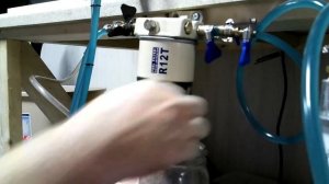 How to clean and maintenance the R12T fuel/water removal filter.