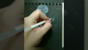 рисунки на чёрной бумаге, уроки рисования, рисунки, учимся рисовать,