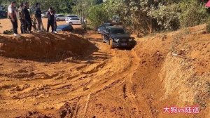 2023 Toyota Land Cruiser & Haval H9 Off-road on muddy road